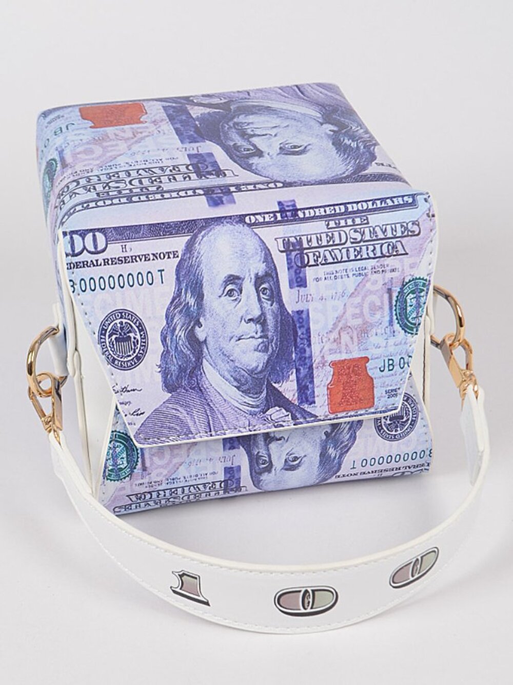 MONEY Take Out $100 Takeout Clutch Purse Takeout Crossbody Bag - Picture 3 of 6